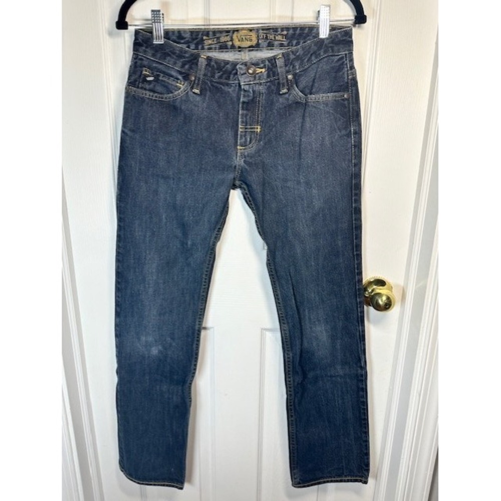 Vans Denim Jeans Straight Leg Dark Wash Casual Pants Men's Size‎ 28x30